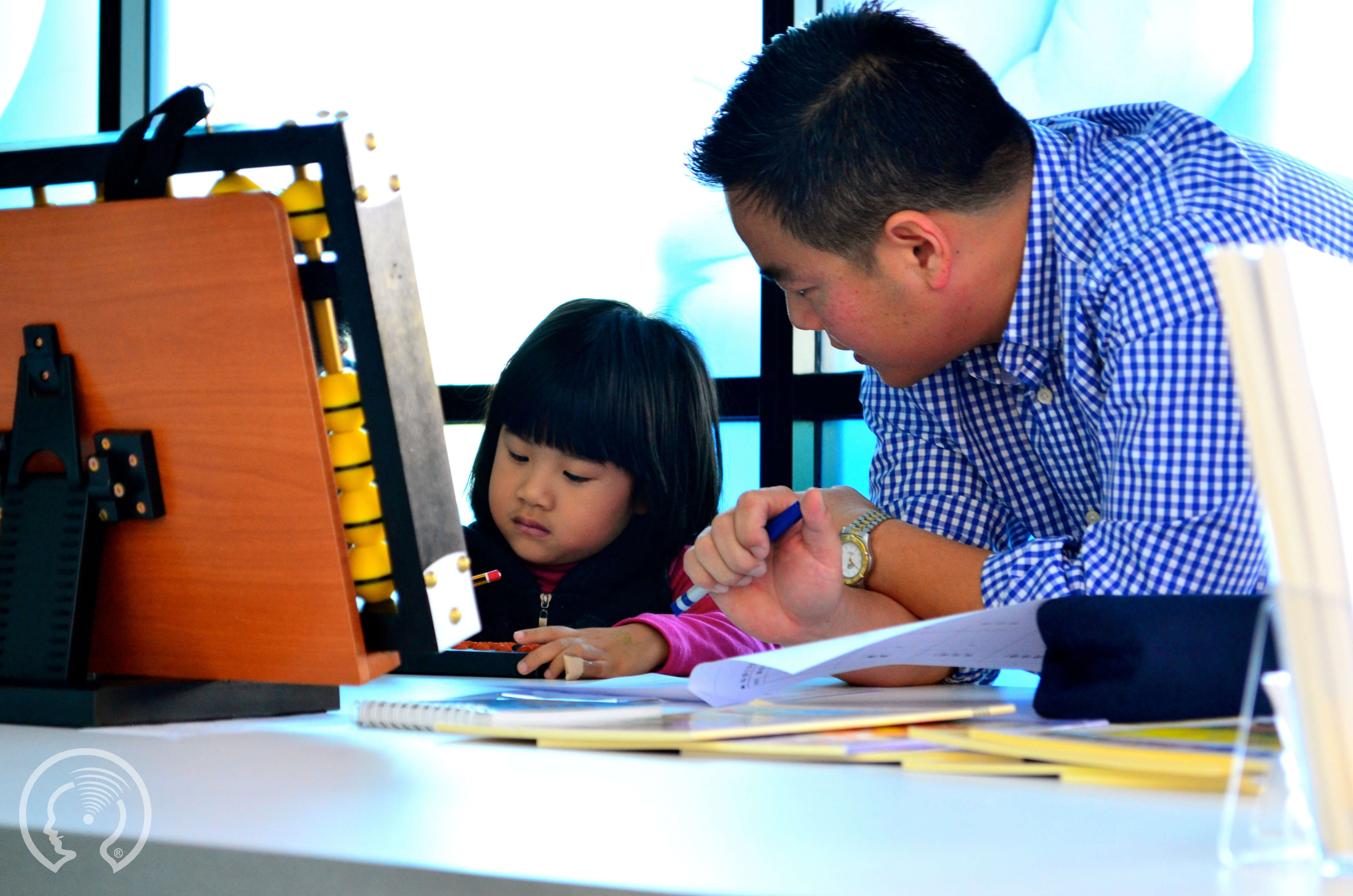 CMA Mental Arithmetic Zetland teacher with student